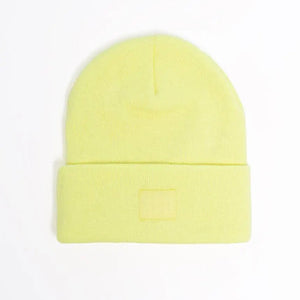 Knit cuff beanie