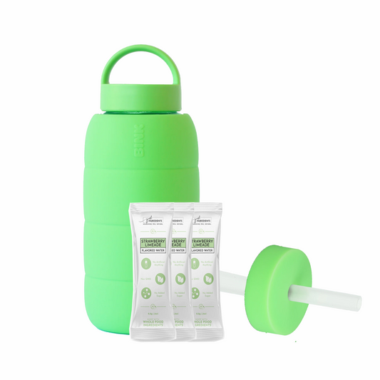Puffer Bottle, Straw and Hydration Powders