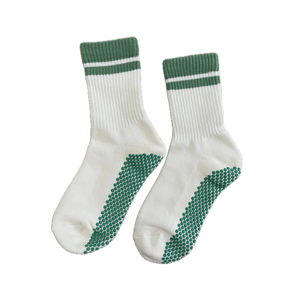 Retro Stripe Crew Grip Socks