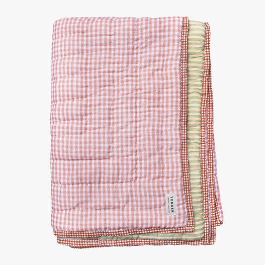 Organic Cotton Quilted Blanket