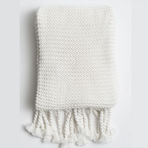 Organic Cotton Comfy Knit Throw