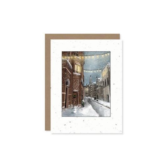 Snowy Night Plantable Wildflower Seed Card