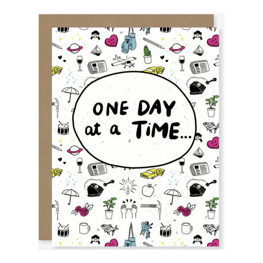 One Day At A Time -100% Biodegradable Card