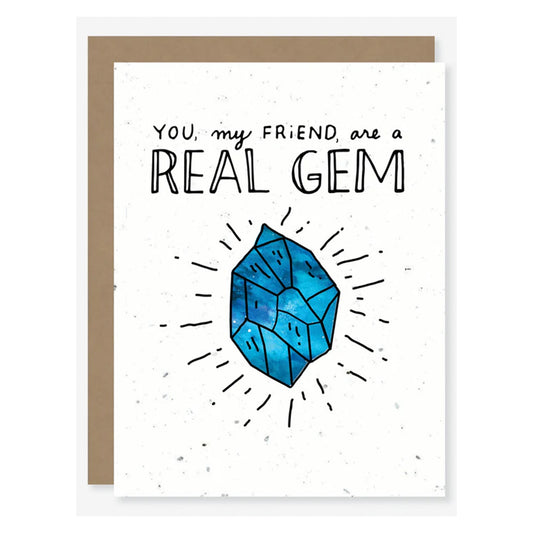A Real Gem- 100% Biodegradable Card